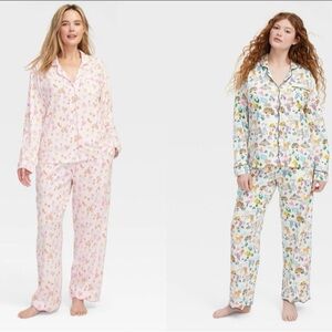 Roller Rabbit x Target Medium Pajama Bundle Roadtrip and Pink Sea Life Print NWT